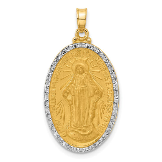 Gold Miraculous Medal Pendants