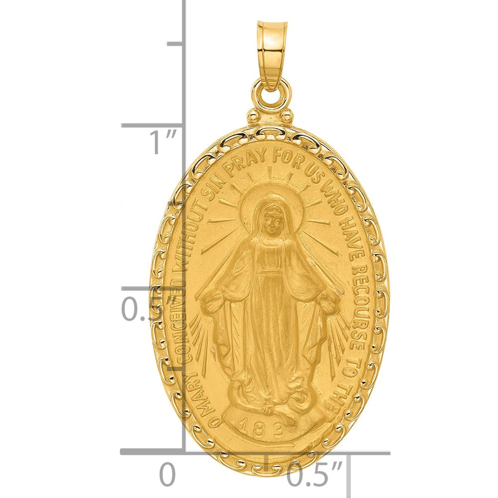 Gold Miraculous Medal Pendants