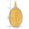 Gold Miraculous Medal Pendants
