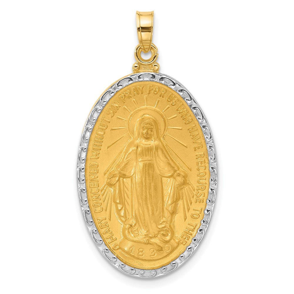 Gold Miraculous Medal Pendants