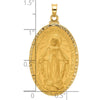 Gold Miraculous Medal Pendants