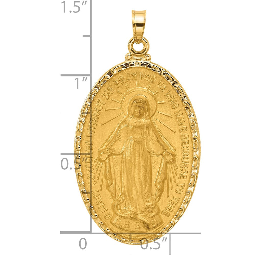 Gold Miraculous Medal Pendants