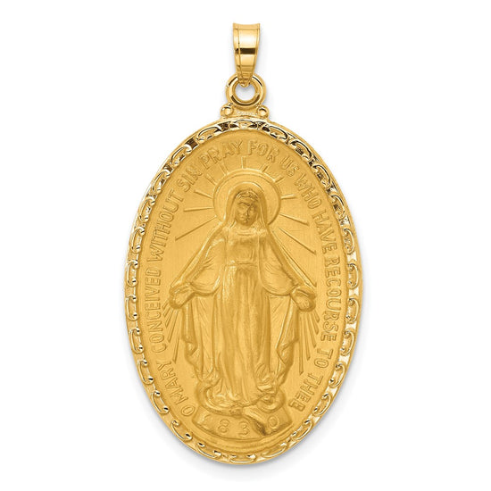 Gold Miraculous Medal Pendants