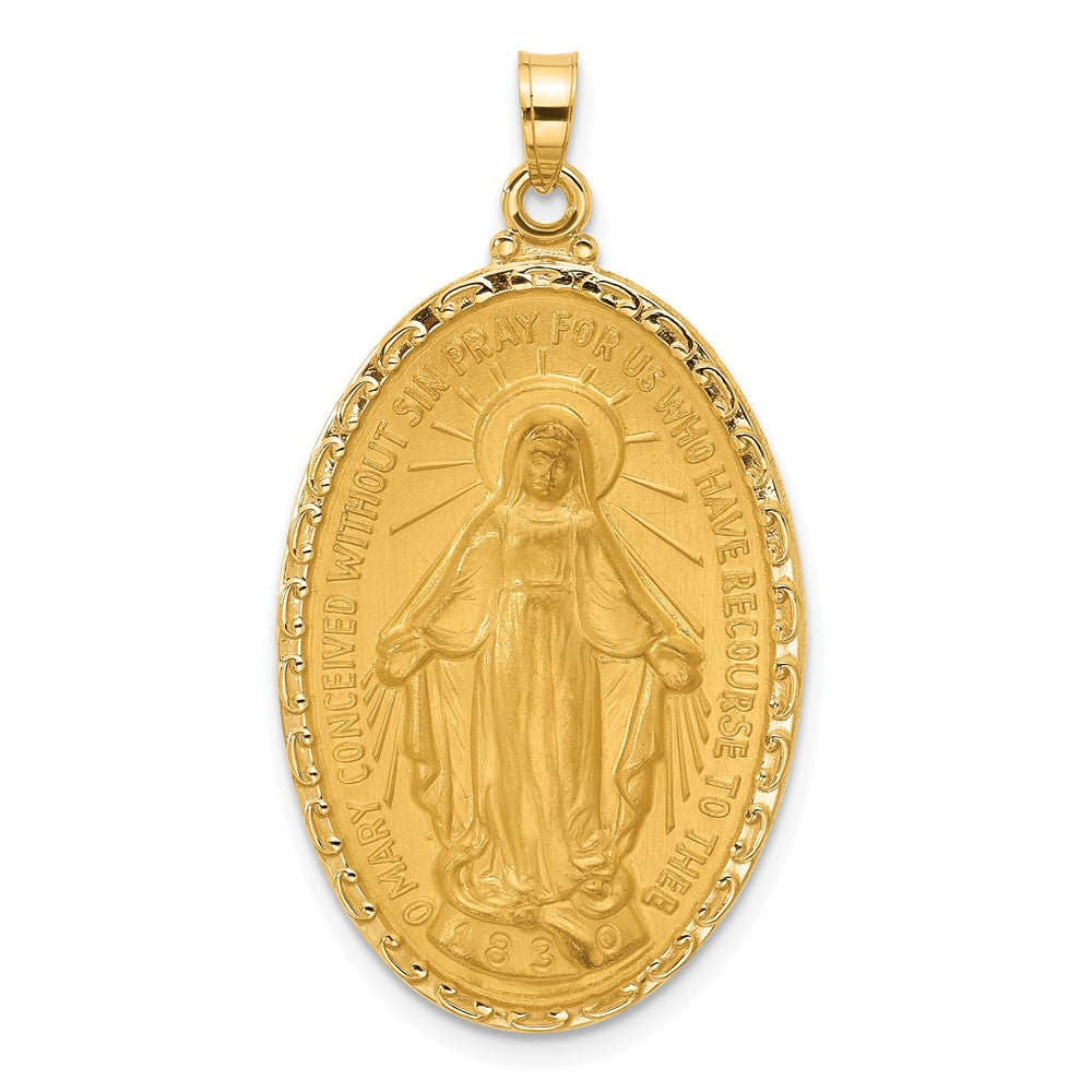 Gold Miraculous Medal Pendants