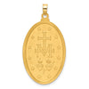 Gold Miraculous Medal Pendants