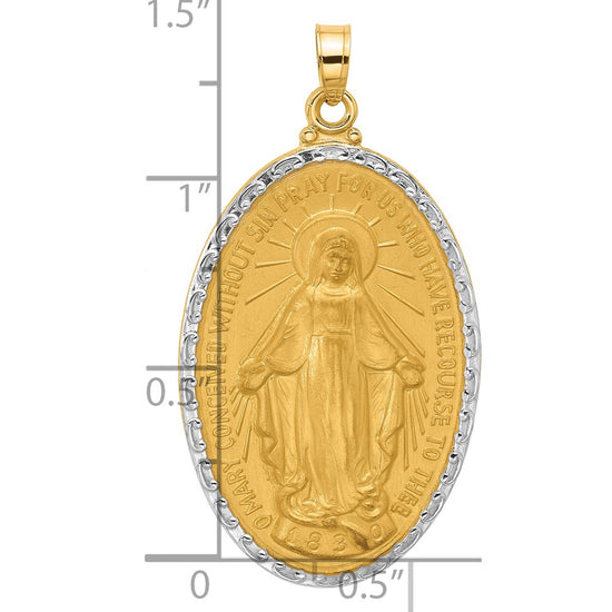 Gold Miraculous Medal Pendants