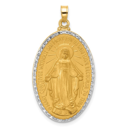 Gold Miraculous Medal Pendants