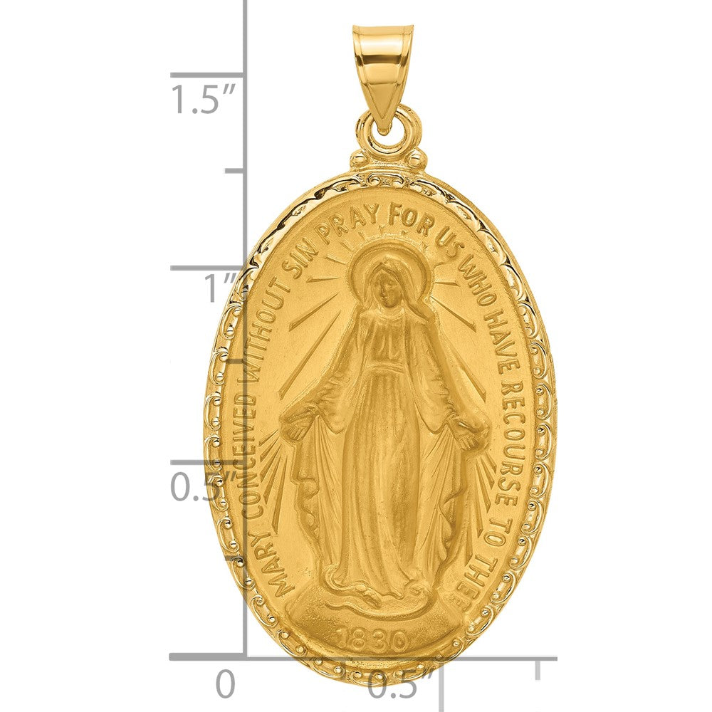 Gold Miraculous Medal Pendants