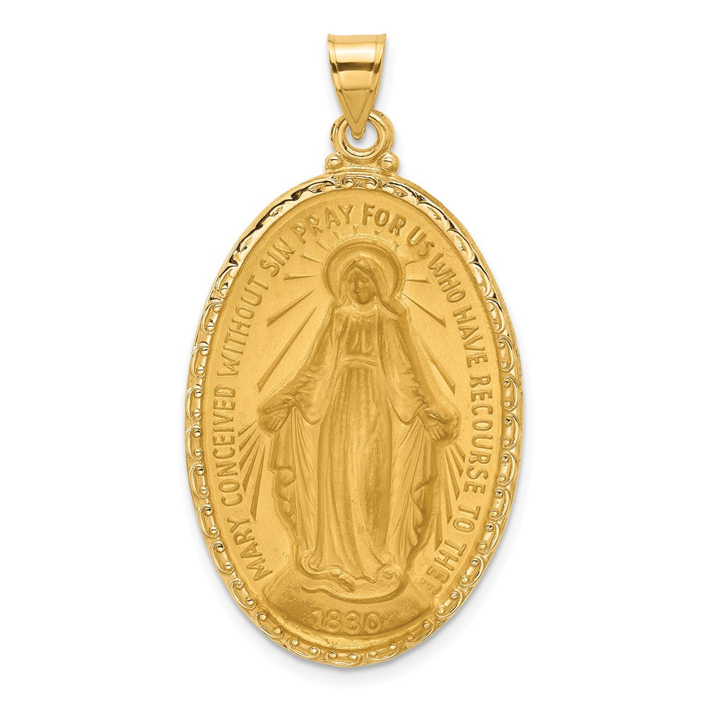 Gold Miraculous Medal Pendants