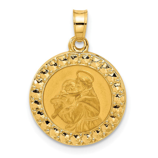 Gold St. Anthony Pendants