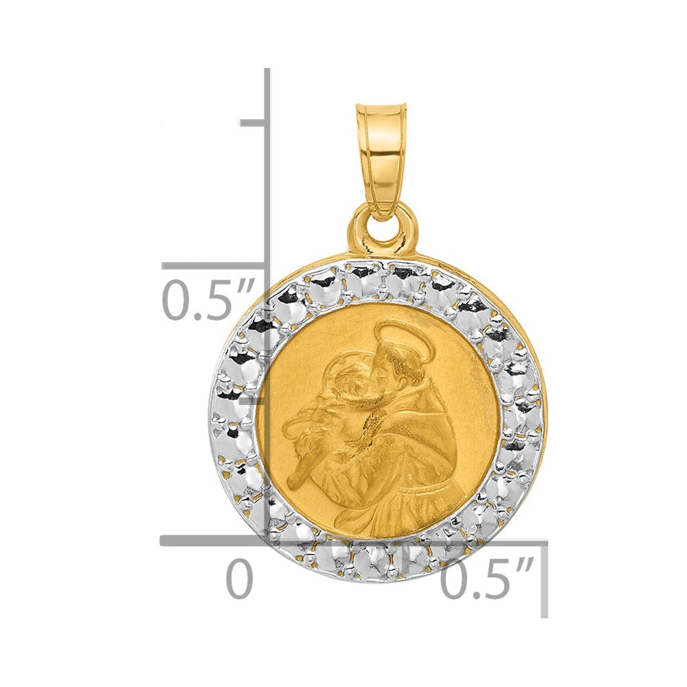 Gold St. Anthony Pendants