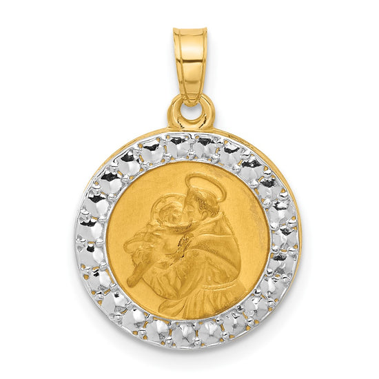 Gold St. Anthony Pendants