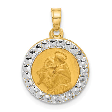 Gold St. Anthony Pendants