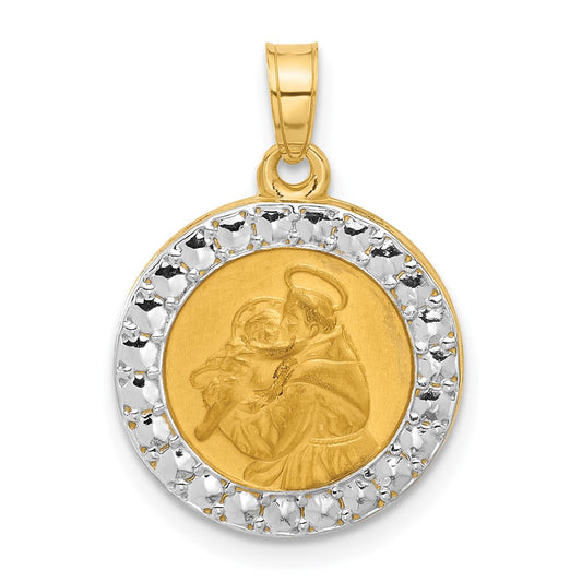 Gold St. Anthony Pendants