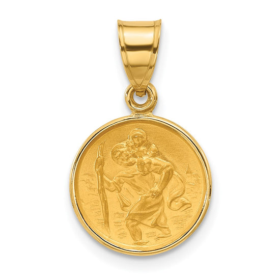Gold St. Christopher Pendants