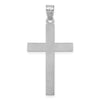 Gold Flat Etched Latin Cross Pendant