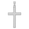 Gold Flat Etched Latin Cross Pendant