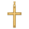 Gold Latin Cross Pendant