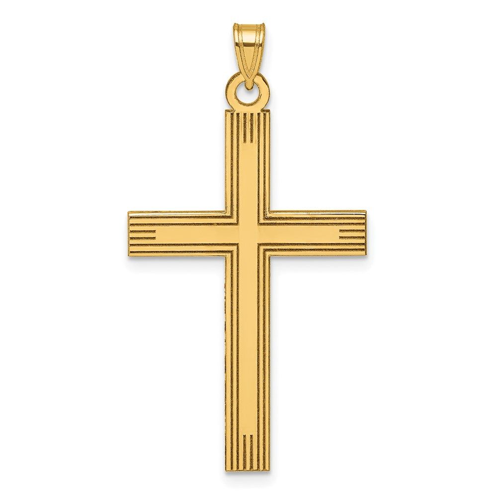 Gold Latin Cross Pendant