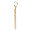 14k Hollow Cross Pendant