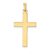 14k Hollow Cross Pendant