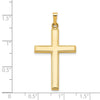 14k Hollow Cross Pendant