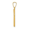 14k Hollow Cross Pendant