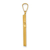 Gold Latin Cross Pendant