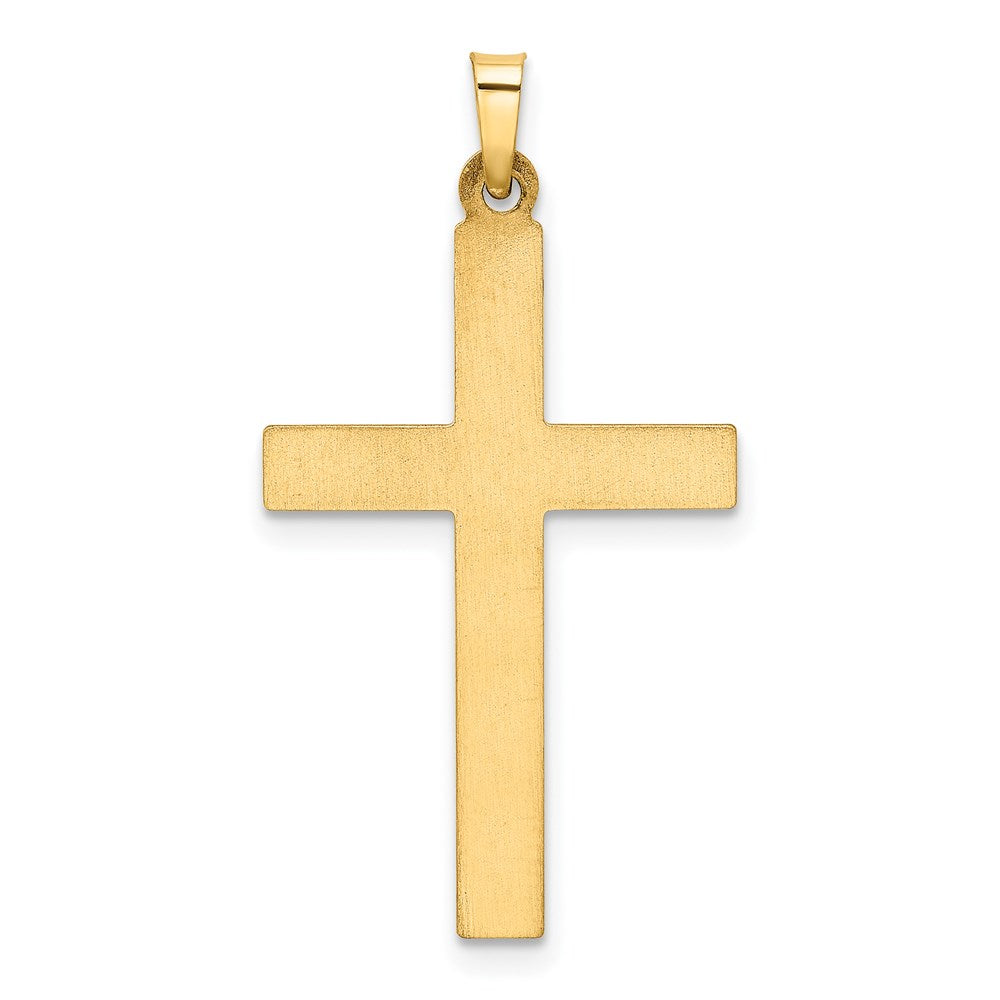 Gold Hollow Latin Cross Pendant