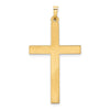 Gold Hollow Latin Cross Pendant