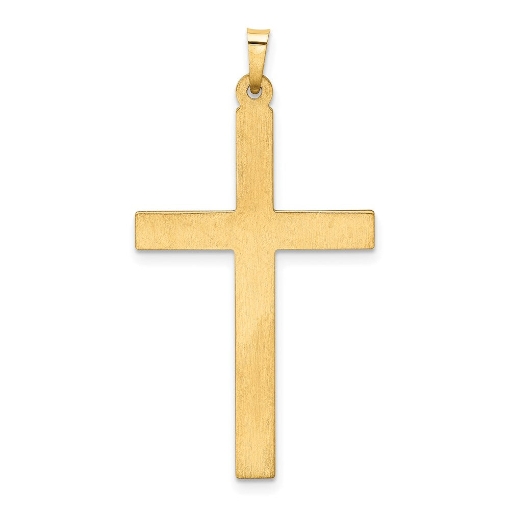 Gold Hollow Latin Cross Pendant