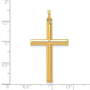 Gold Hollow Latin Cross Pendant