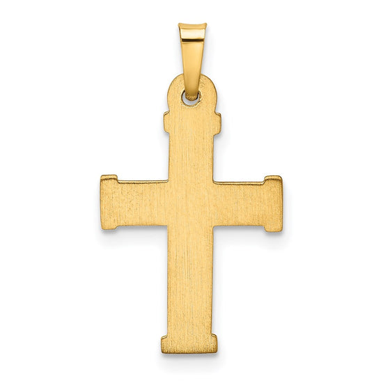 Gold Latin Cross Pendant