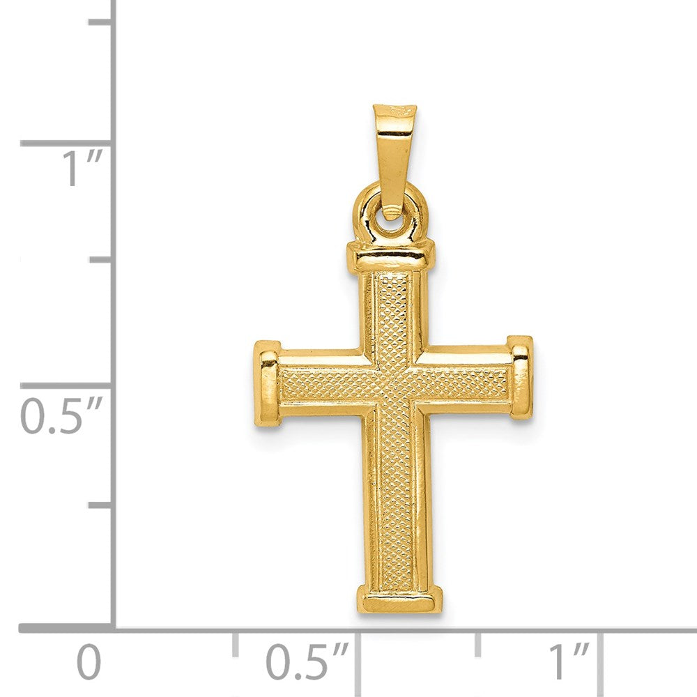 Gold Latin Cross Pendant