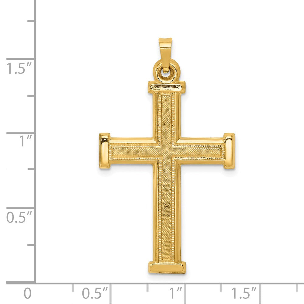 Gold Latin Cross Pendant