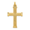 Gold Latin Cross Pendant