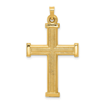 Gold Latin Cross Pendant