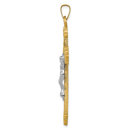 Gold INRI Crucifix Pendants