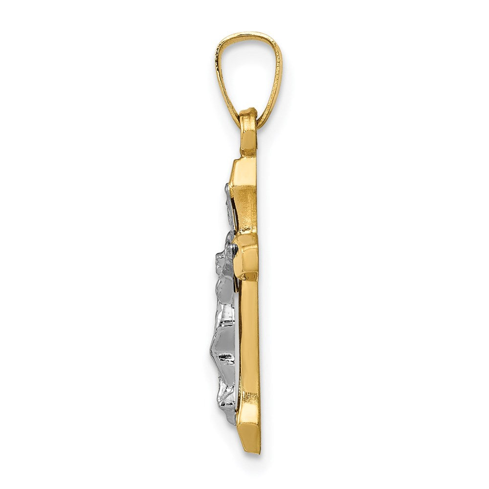 Gold INRI Cross Pendants