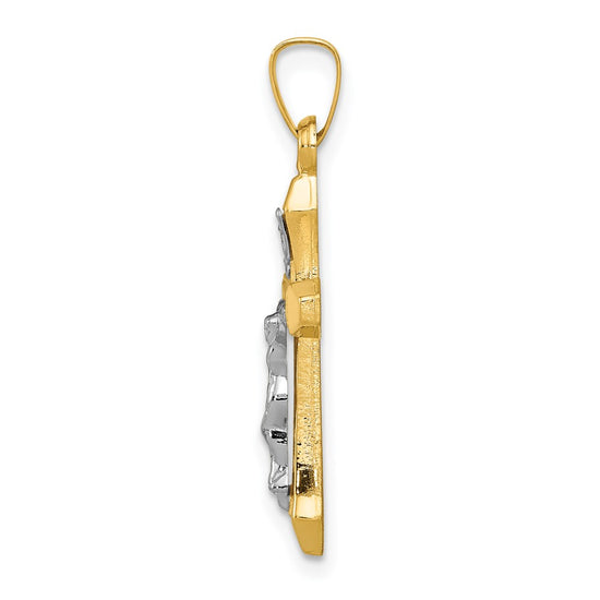 Gold INRI Cross Pendants