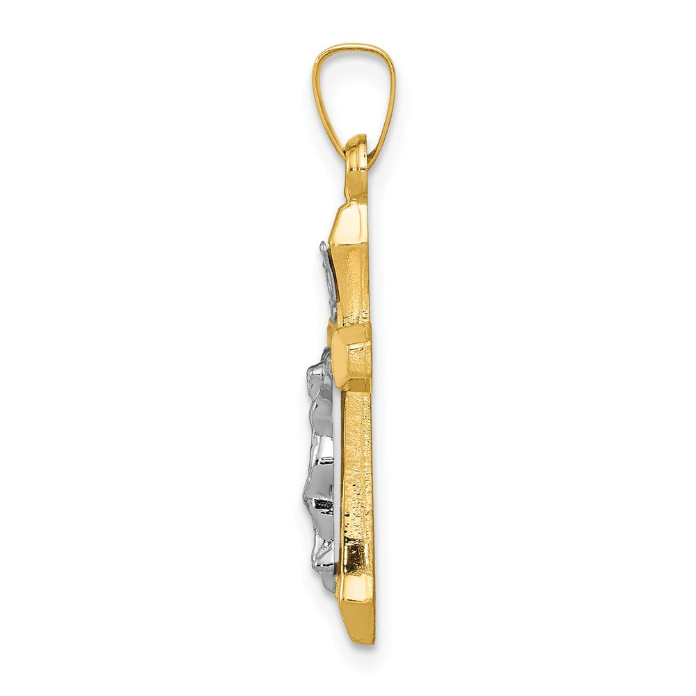 Gold INRI Cross Pendants