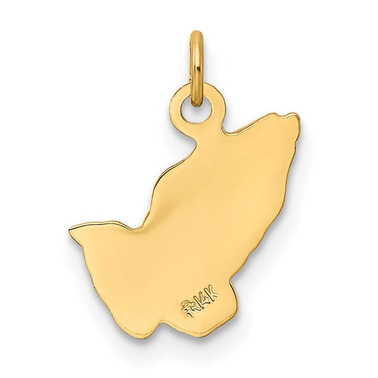 Gold Praying Hands Pendants