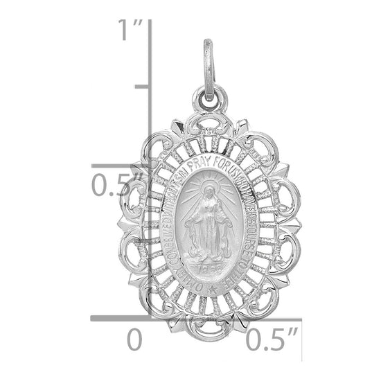 Gold Miraculous Medal Pendants