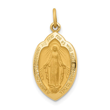 Gold Miraculous Medal Pendants