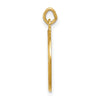 14k Polished and Satin Solid CONFIRMATION with Cross Charm