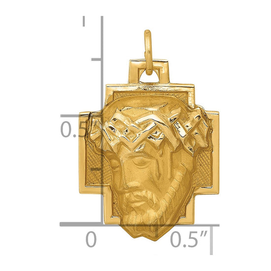 Gold Faces of Jesus Pendants