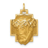 Gold Faces of Jesus Pendants