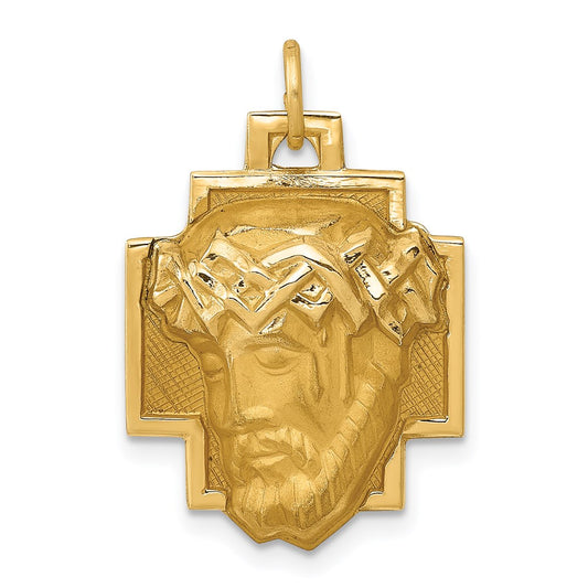 Gold Faces of Jesus Pendants