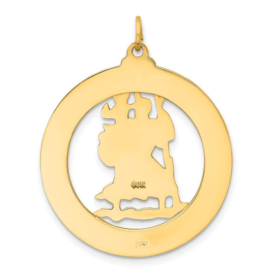 Gold St. Christopher Pendants