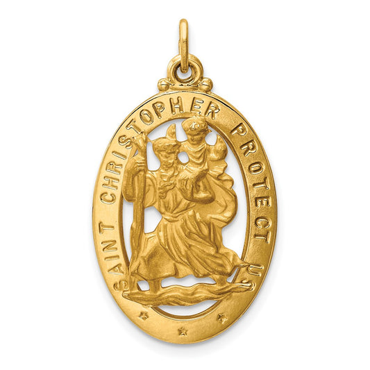 Gold St. Christopher Pendants